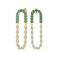 Loop Chain Stud Earrings