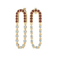 Loop Chain Stud Earrings