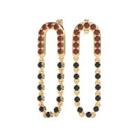 Loop Chain Stud Earrings