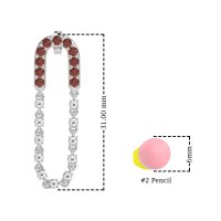 Loop Chain Stud Earrings