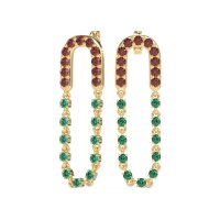 Loop Chain Stud Earrings