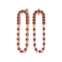 Loop Chain Stud Earrings