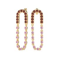 Loop Chain Stud Earrings