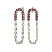 Loop Chain Stud Earrings