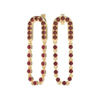 Loop Chain Stud Earrings