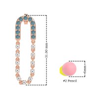Loop Chain Stud Earrings