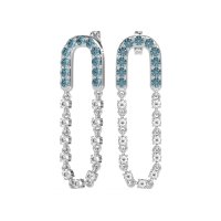 Loop Chain Stud Earrings