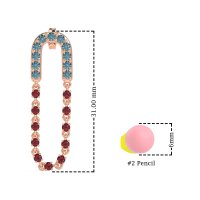 Loop Chain Stud Earrings
