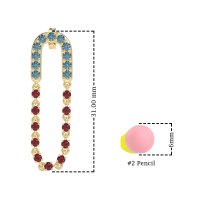 Loop Chain Stud Earrings