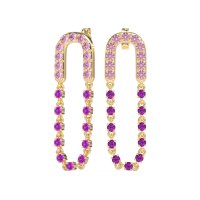 Loop Chain Stud Earrings