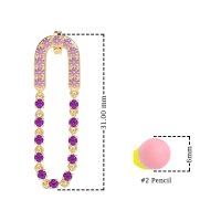 Loop Chain Stud Earrings