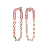 Loop Chain Stud Earrings