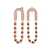 Loop Chain Stud Earrings