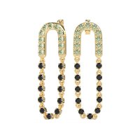 Loop Chain Stud Earrings