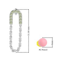 Loop Chain Stud Earrings