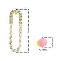 Loop Chain Stud Earrings