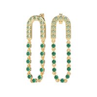 Loop Chain Stud Earrings