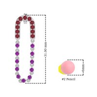 Loop Chain Stud Earrings