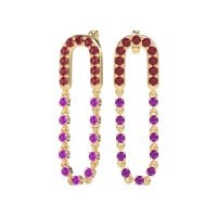 Loop Chain Stud Earrings