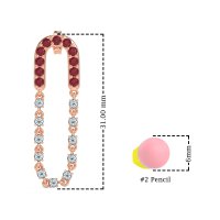 Loop Chain Stud Earrings