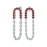 Loop Chain Stud Earrings