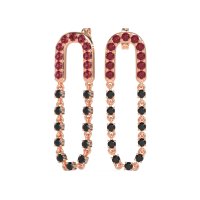 Loop Chain Stud Earrings