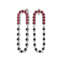 Loop Chain Stud Earrings