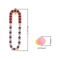 Loop Chain Stud Earrings