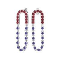 Loop Chain Stud Earrings