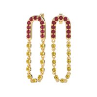 Loop Chain Stud Earrings