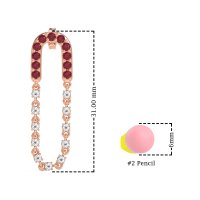 Loop Chain Stud Earrings