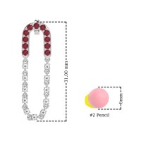 Loop Chain Stud Earrings