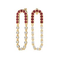 Loop Chain Stud Earrings