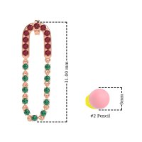 Loop Chain Stud Earrings