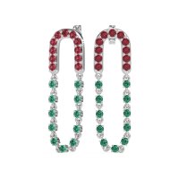 Loop Chain Stud Earrings