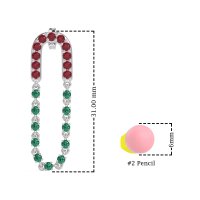 Loop Chain Stud Earrings