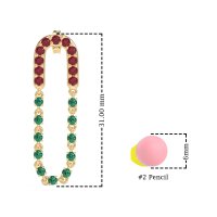 Loop Chain Stud Earrings