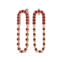 Loop Chain Stud Earrings