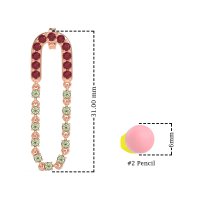 Loop Chain Stud Earrings