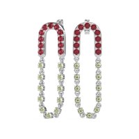 Loop Chain Stud Earrings