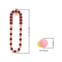 Loop Chain Stud Earrings
