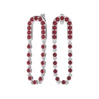 Loop Chain Stud Earrings