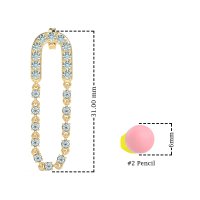 Loop Chain Stud Earrings