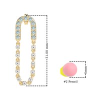 Loop Chain Stud Earrings