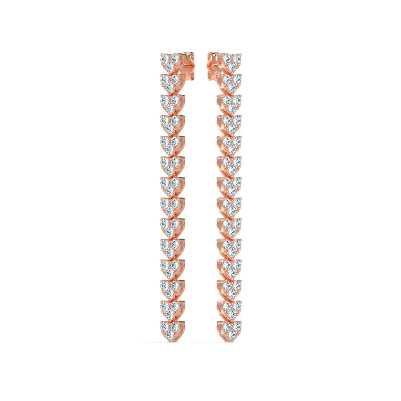 Designer Linear Drop Earrings