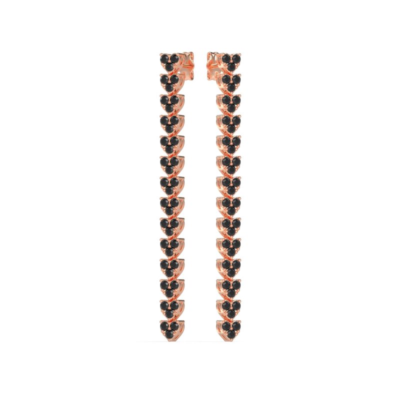 Designer Linear Drop Earrings