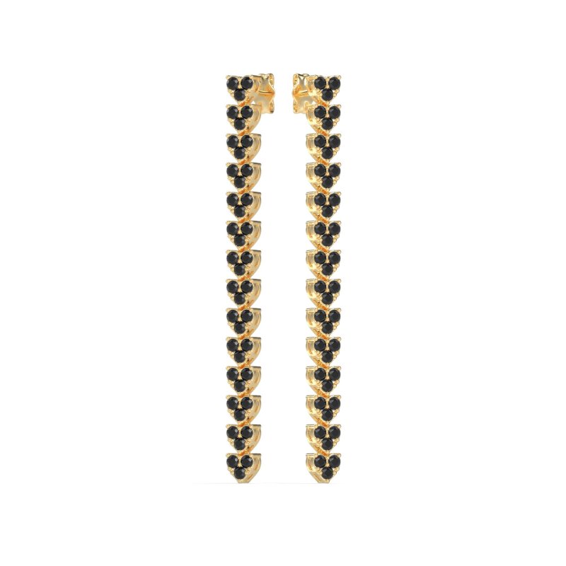 Designer Linear Drop Earrings