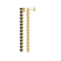 Designer Linear Drop Earrings