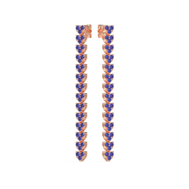 Designer Linear Drop Earrings