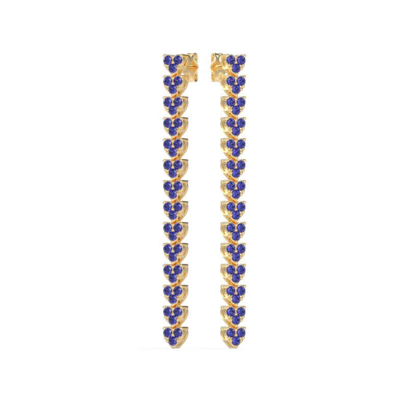 Designer Linear Drop Earrings